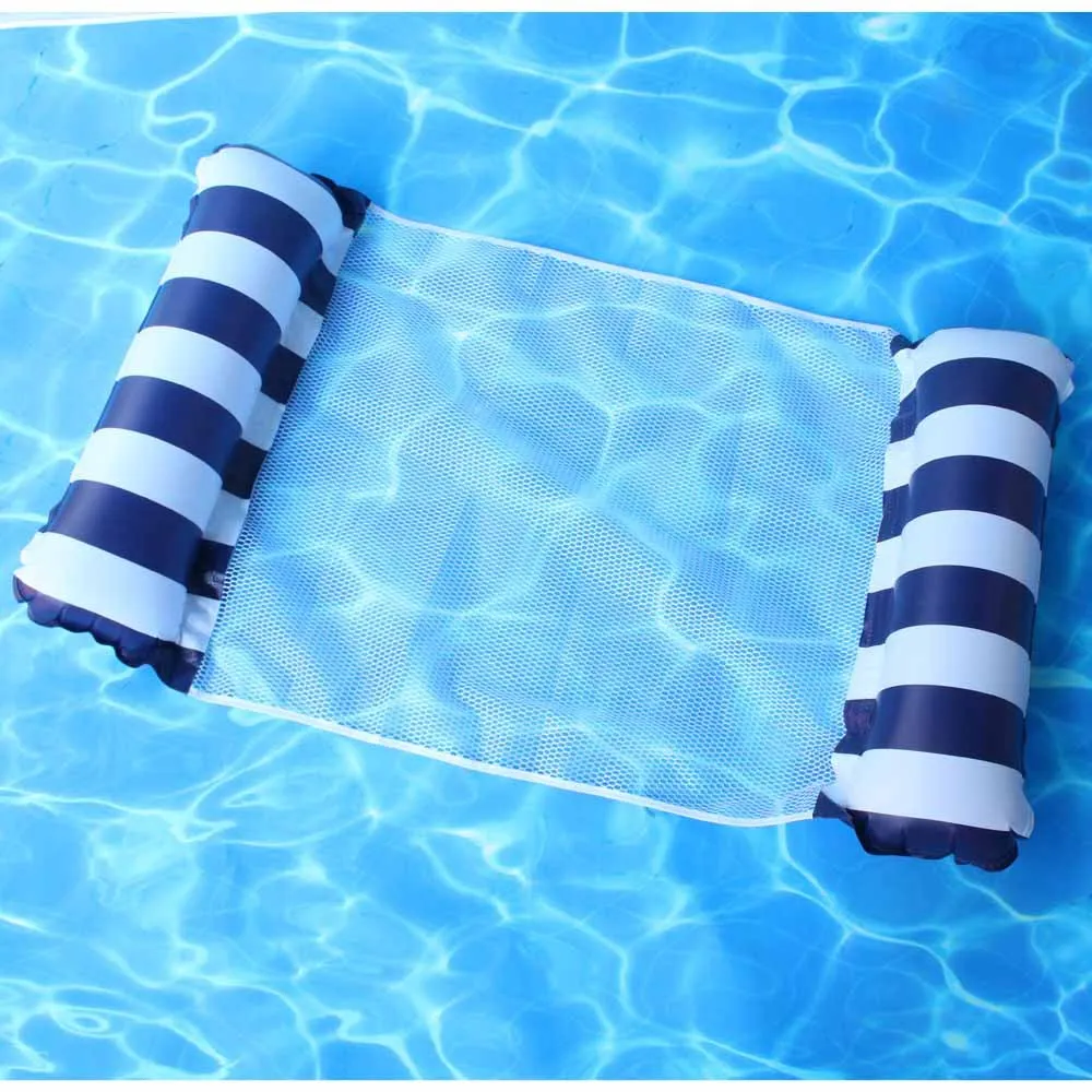 Faltbare Schwimm Wasser Hängematte Float Liege Aufblasbare Pool matte Schwimm Bett Stuhl Schwimmen luft matratze Pool zubehör