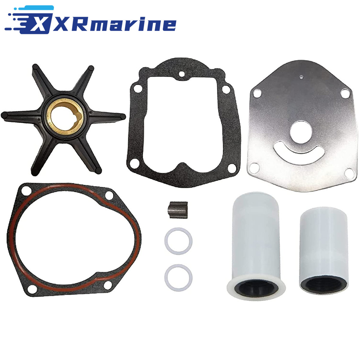 821354 A2-Wasserpumpenlaufrad-Reparatursatz für Mercury Mariner Force Außenbordmotoren 25 30 40 50 PS mit Rohren 821354 A1 821354 A04 18-4531