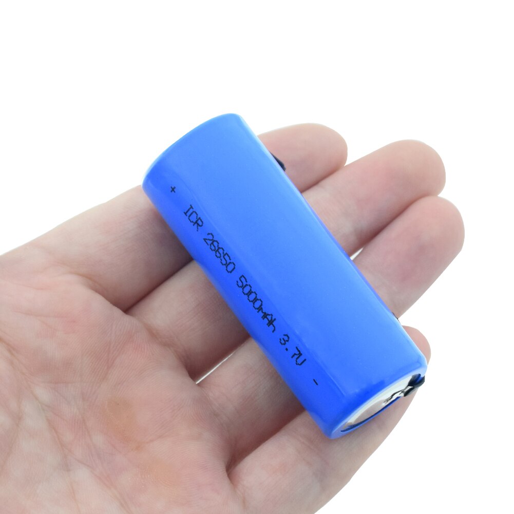 1/2/4 Pcs PTC Beschermd 26650 5000mAh Lithium Li-Ion Batterij Voor Alarm LED Licht Walkie -talkies 3.7V ICR 26650 Cellen