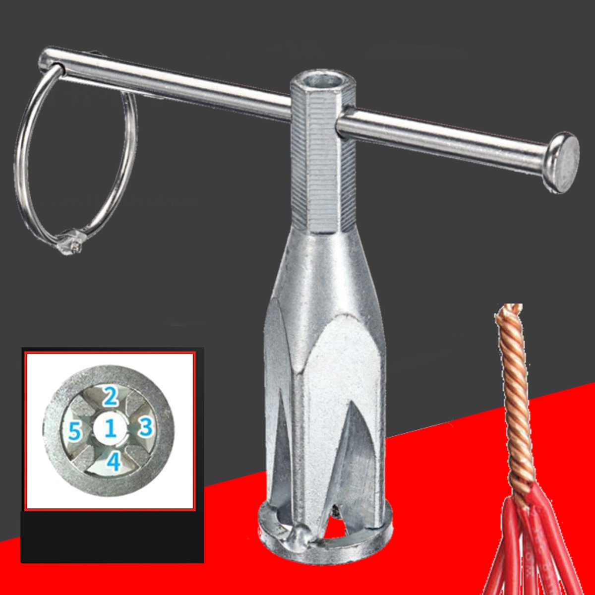 Universele Elektrische Twist Draad Hulpmiddel Boor Twisting Kabel Quick Stripper Twister Connector DIY Power Tools Accessoires