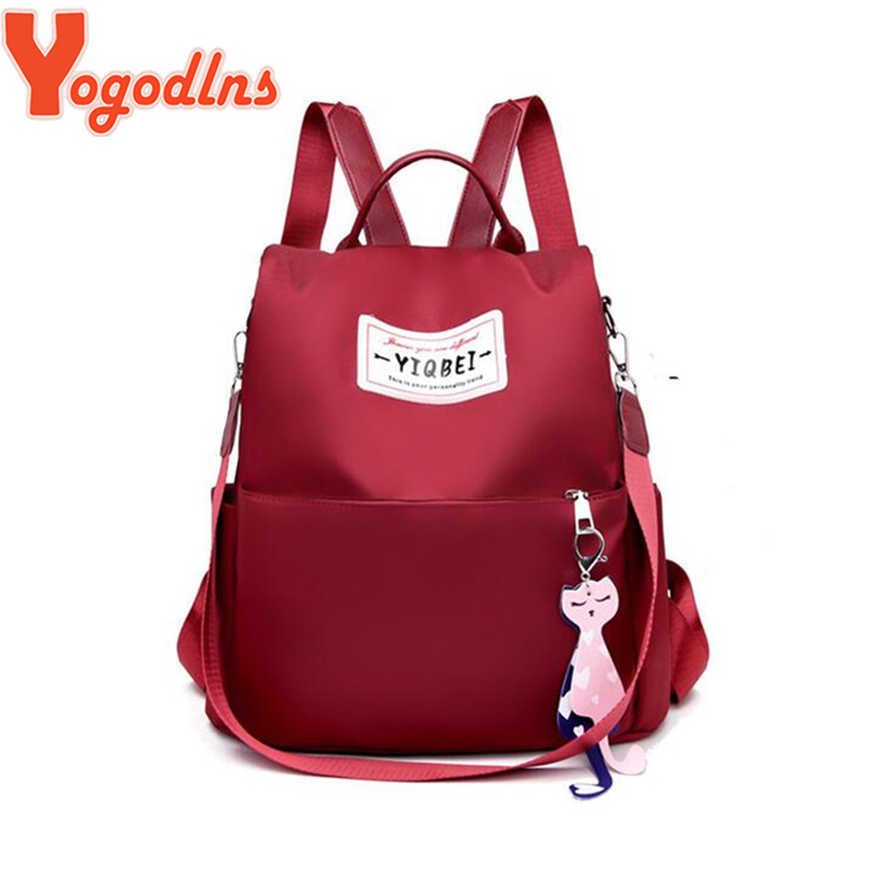 Yogodlns – sac à dos Oxford pour femmes, sac à bandoulière Style Preppy pour adolescentes, , sac de jour Anti-vol