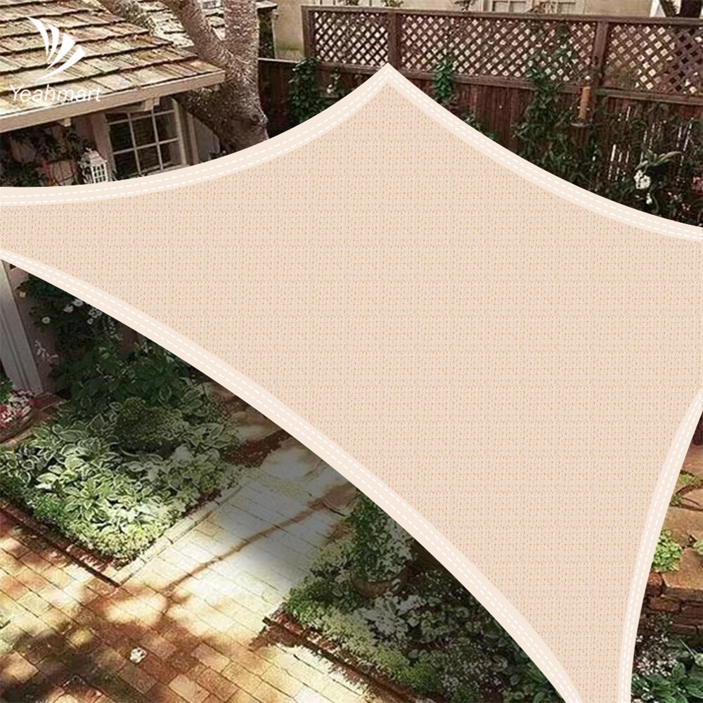 HDPE Sun Shade Sail Canopy Sail 185GSM Shade Cover UV Block for Outdoor Garden Backyard Shading Net Enclosure Net Toldo Exterior