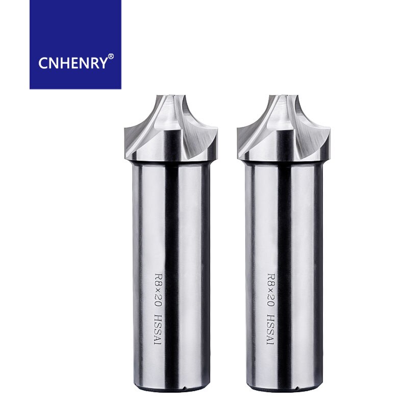 Fresa de extremo redondeado de esquina HSS, cortador de círculo de cuarto de radio de filete de ángulo R1 R2 R3 R4 R5 R16, herramienta de fresado