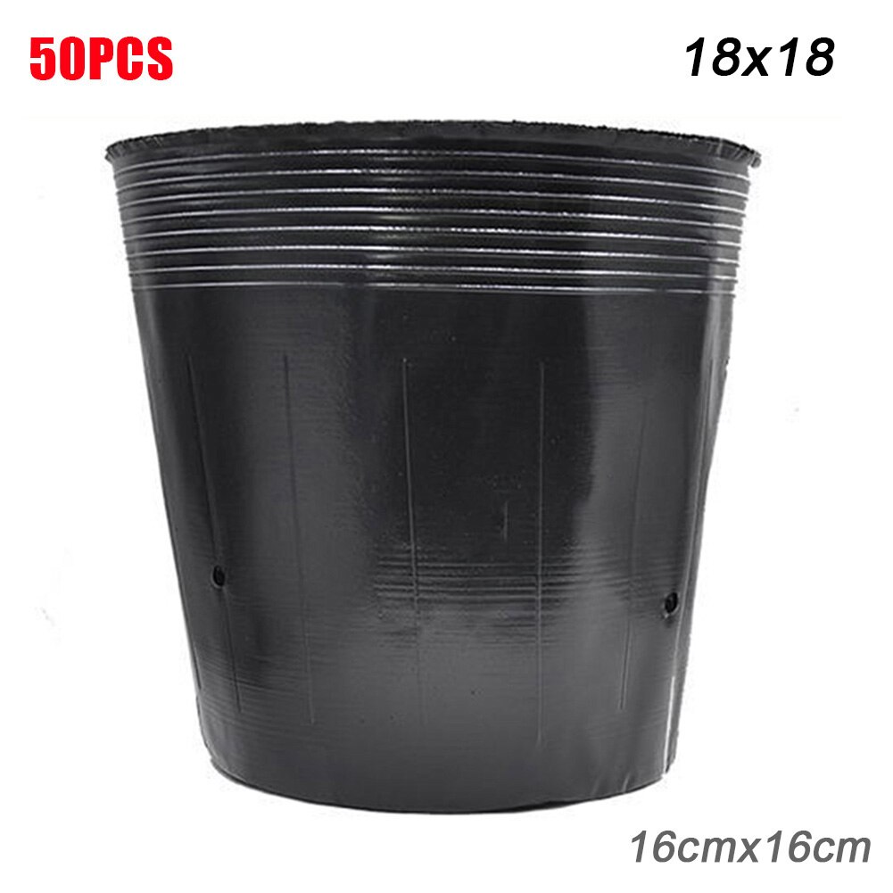 50/100pcs Plastic Seedlings Starter Pot Plants Nursery Pots for Germination Seedling plastic thickened 50/100pcs durable