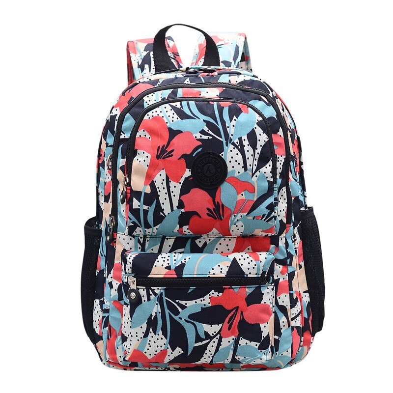 ACEPERCH Casual Laptop Backpack Women Travel Bags Multifunction Rucksack Waterproof Nylon School Backpacks For Teenagers: Lily