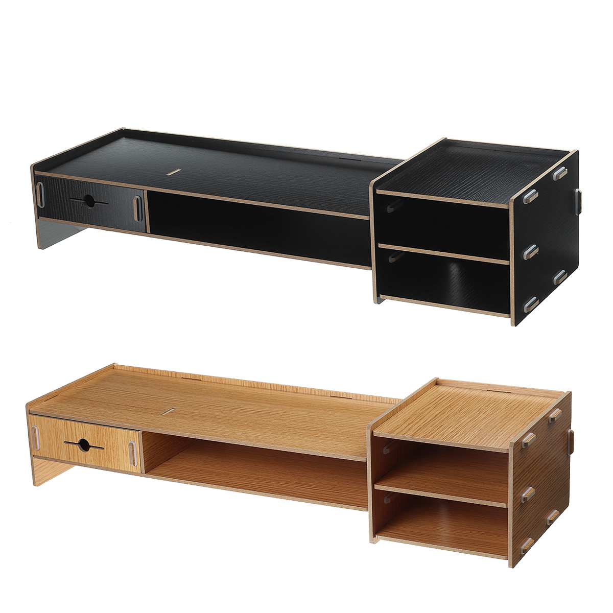 Multi-function Desktop Monitor Stand Neck Protection Computer Screen Riser Wood Shelf Plinth Strong Laptop Stand Desk Holder