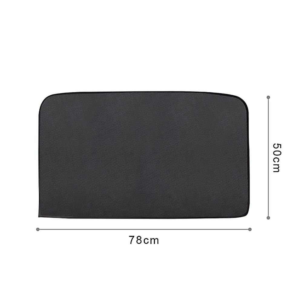 Carro magnético sol sombra proteção uv pára-sol janelas do carro eficaz bloqueio de calor fácil instalação cortina automóvel: RearX2