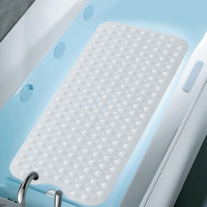 Rechthoek 40*100 CM Bad Tapijt Antislip Badmatten PVC Anti-Slip Badmat Zachte Badkamer massage Mat Veiligheid Met Zuignappen