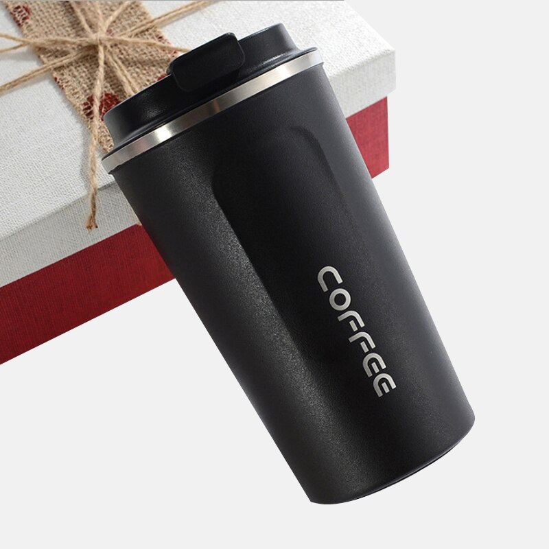 510/380ML Double acier inoxydable Thermos bouteille d'eau tasse à café épaissi voyage Thermo tasse pour Thermos fiole Termo café: 380ml / 2