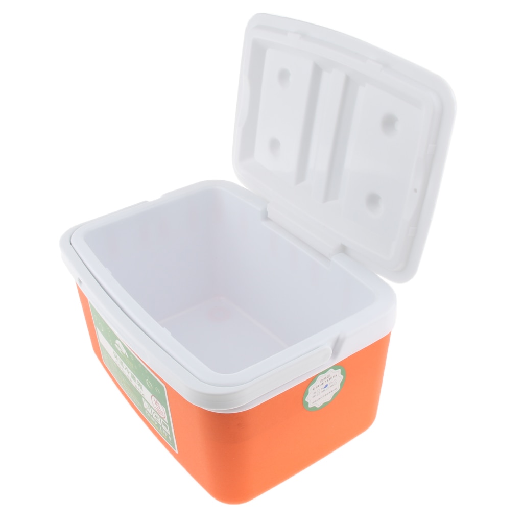 Outdoor Ice Bucket Drinks &amp; Food Cooler Box Insulated Box 8L for Home Car Outdoor BBQ Picnic Fishing Camp Cooking Supplies