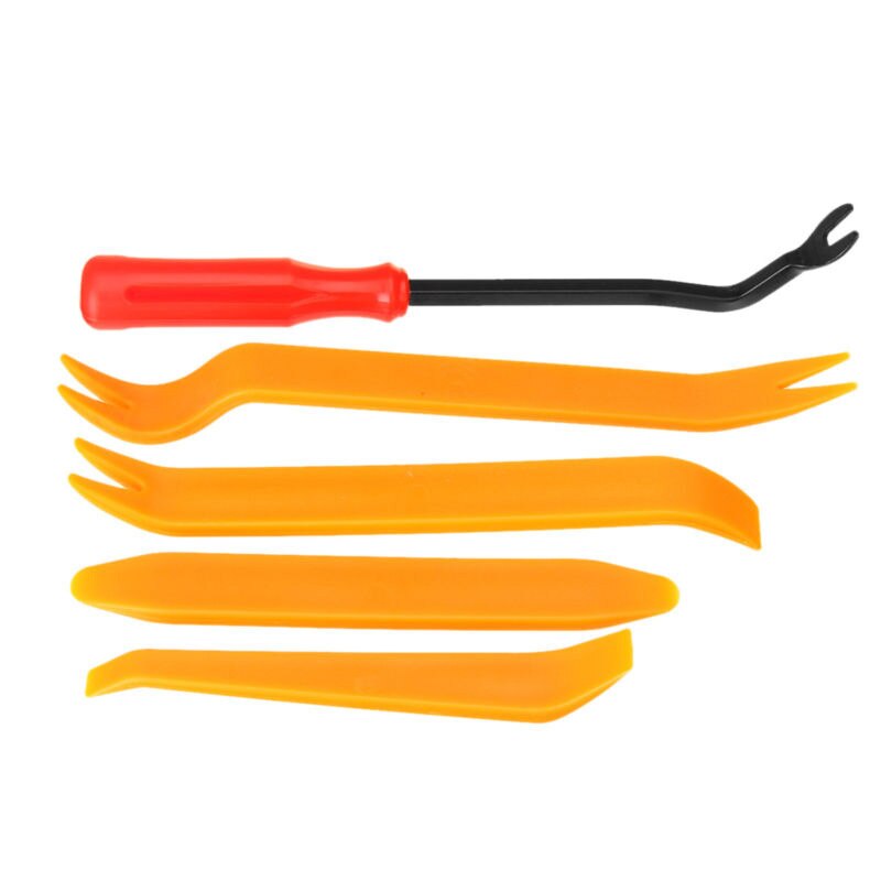 6 Steel+Plastic Screwdriver For Car Body Trim Retainer Rivet Fastener Clip Tool