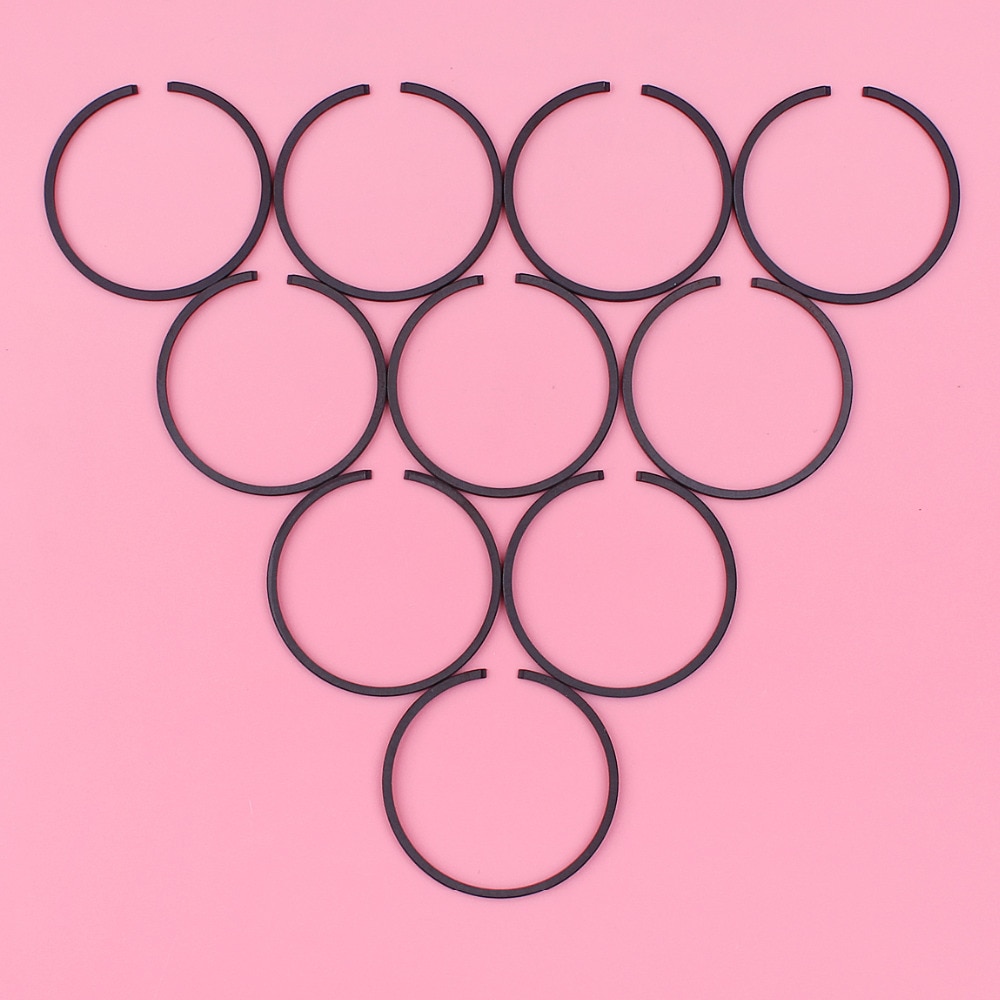 10 kpl/erä männänrengas ryobi shindaiwa  b45 solo 140 robin  nb411 kiinalainen 1 e 40fp-3 z 3-5 trimmeri raivaussaha moottori 40mm x 1.5mm