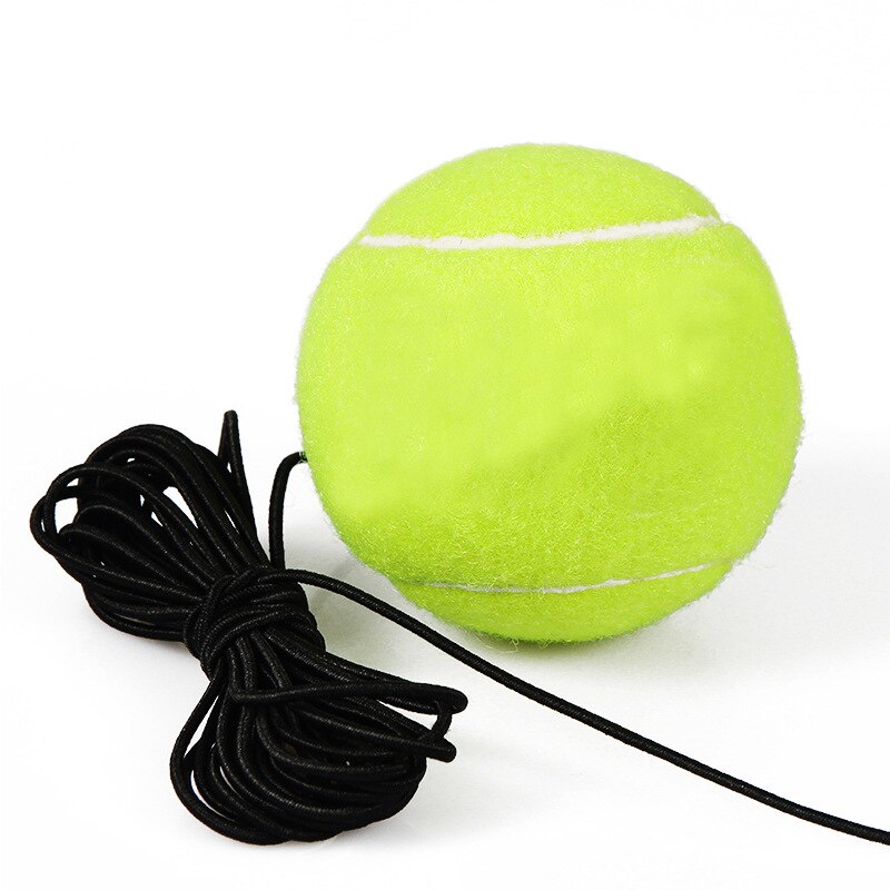 Tennis Trainer Single-Player Tool Oefening Tennisbal Sport Zelf-Studie Rebound Bal Met Tennisbal Plint Cricket dampener: Tennis Ball