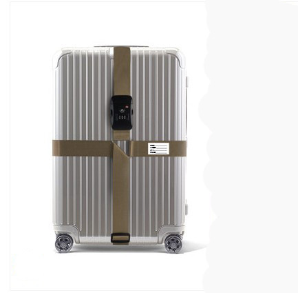 Tsa Douane Slot Bagage Cross Riem Met Wachtwoord Verstelbare Reizen Koffer Band Bagage Koffer Touw Bandjes Reizen Accessoire: Oranje