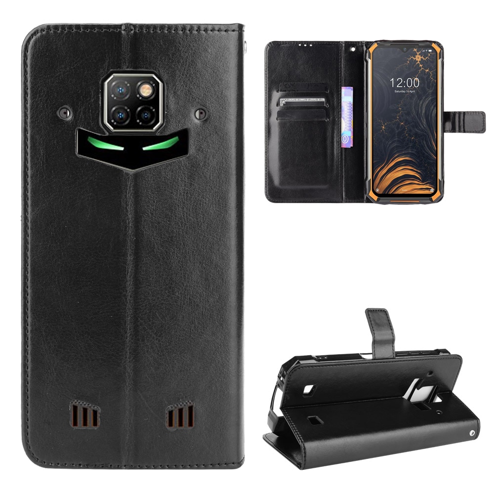 Case Voor Doogee S88 Plus Premium Pu Leather Case Back Cover Flip Case Cover Op Voor Doogee S88 Pro