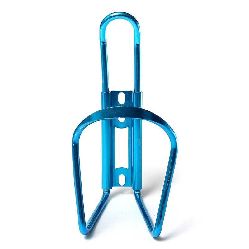 Botella de aluminio azul titular sostenedor de la bebida del soporte para bicicleta