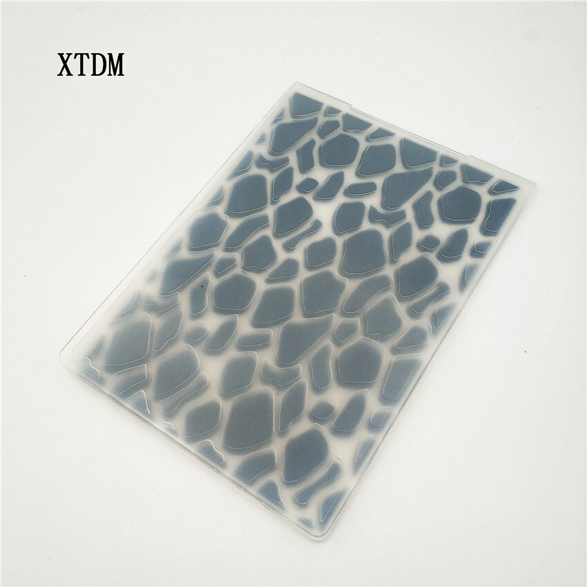 Xtdm plast rock mall hantverk kort gör papperskort album bröllop dekoration scrapbooking prägling mappar