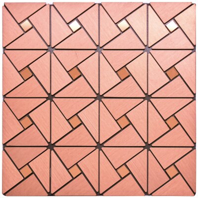 Selbst-adhesive Europäischen metall aluminium kunststoff panel mosaik fliesen TV hintergrund wand glas bar spiegel wohnzimmer 3D wand aufkleber: F