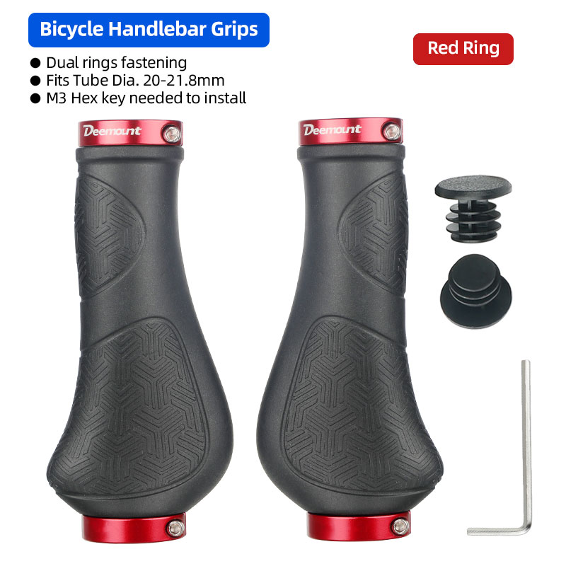 Dual Ring sperren Lange Kurze Lenkergriffe Stromlinienförmige MTB Klappfahrrad Twist Schalthebel Handauflage Rolle Gummigehäbenutzen Mantel: Himmel Blau