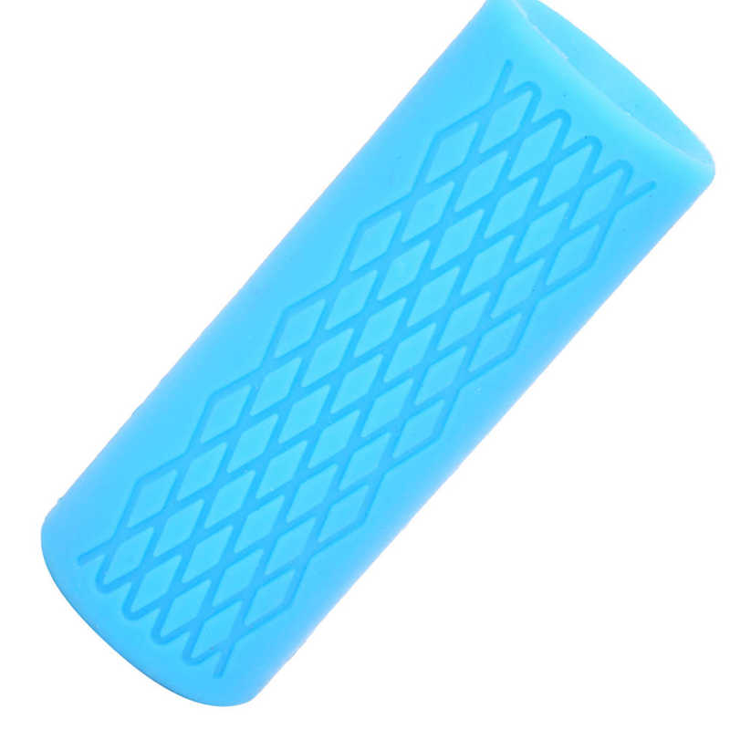 1Pair Barbell Dumbbell Bar Silicone Grid Handle Grips Adapter Sports Protective Gear dumbbell