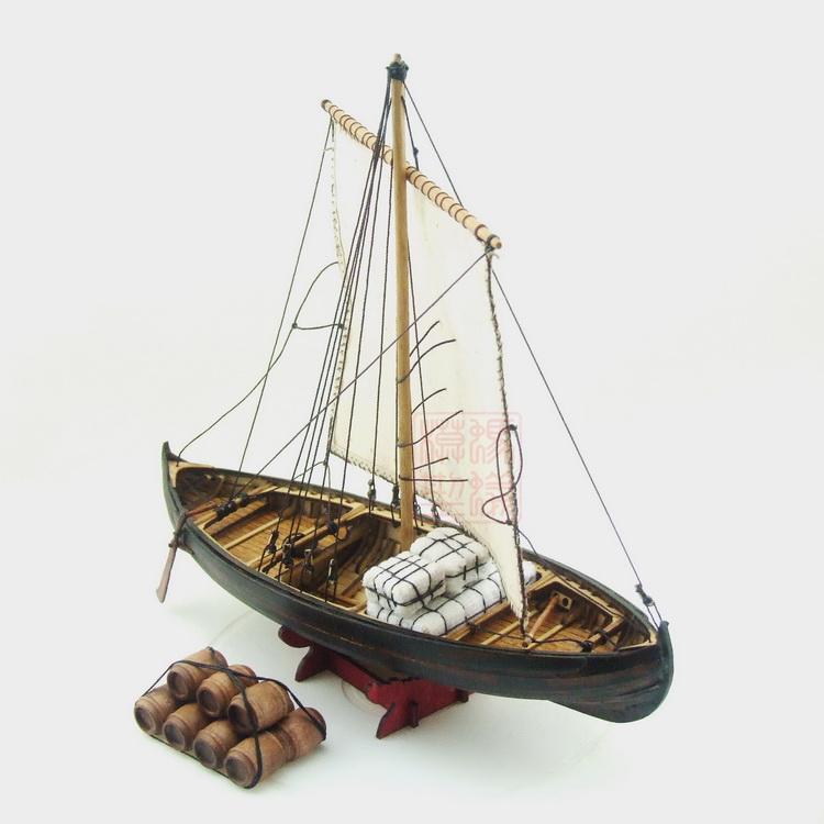 NIDALE-modelo Sacle 1/72, kit de barco de vela de madera clásico del norte de Europa, barcos vikingos, modelo de madera