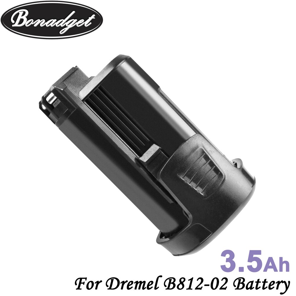 Bonadget 12V 3500mAh Li-ion Rechargeable Battery For Dremel B812-02 8200 8300 B812-01 Replacement Hand Drill Power Tools Battery