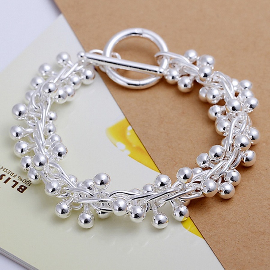 925 Sterling Zilveren Armbanden Chram Solid Chain Kralen Mooie Top Vrouwen Bruiloft Sieraden