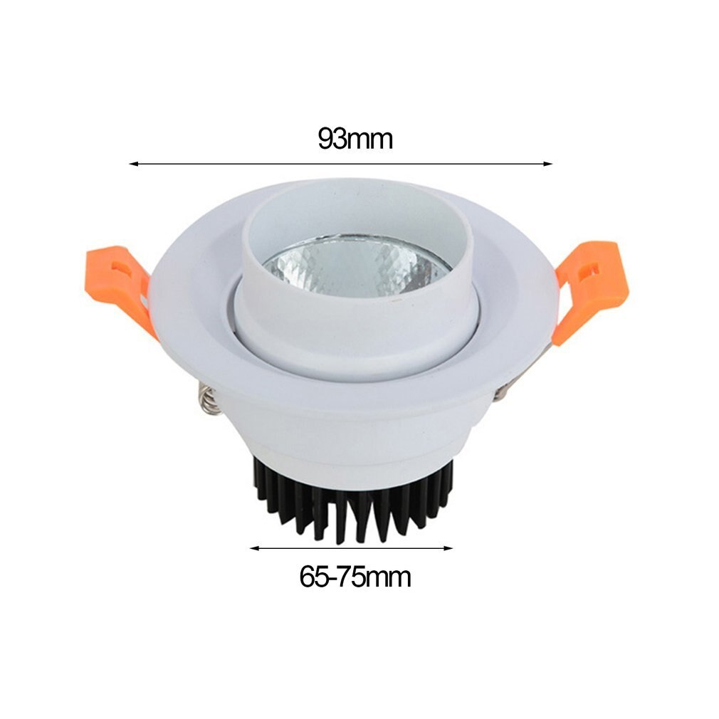 LED Downlight Adjustable Angle Ceiling Light Spot Light Round LED Panel Light Surface Mounted Wall Cabinet Display Hotel Lamps