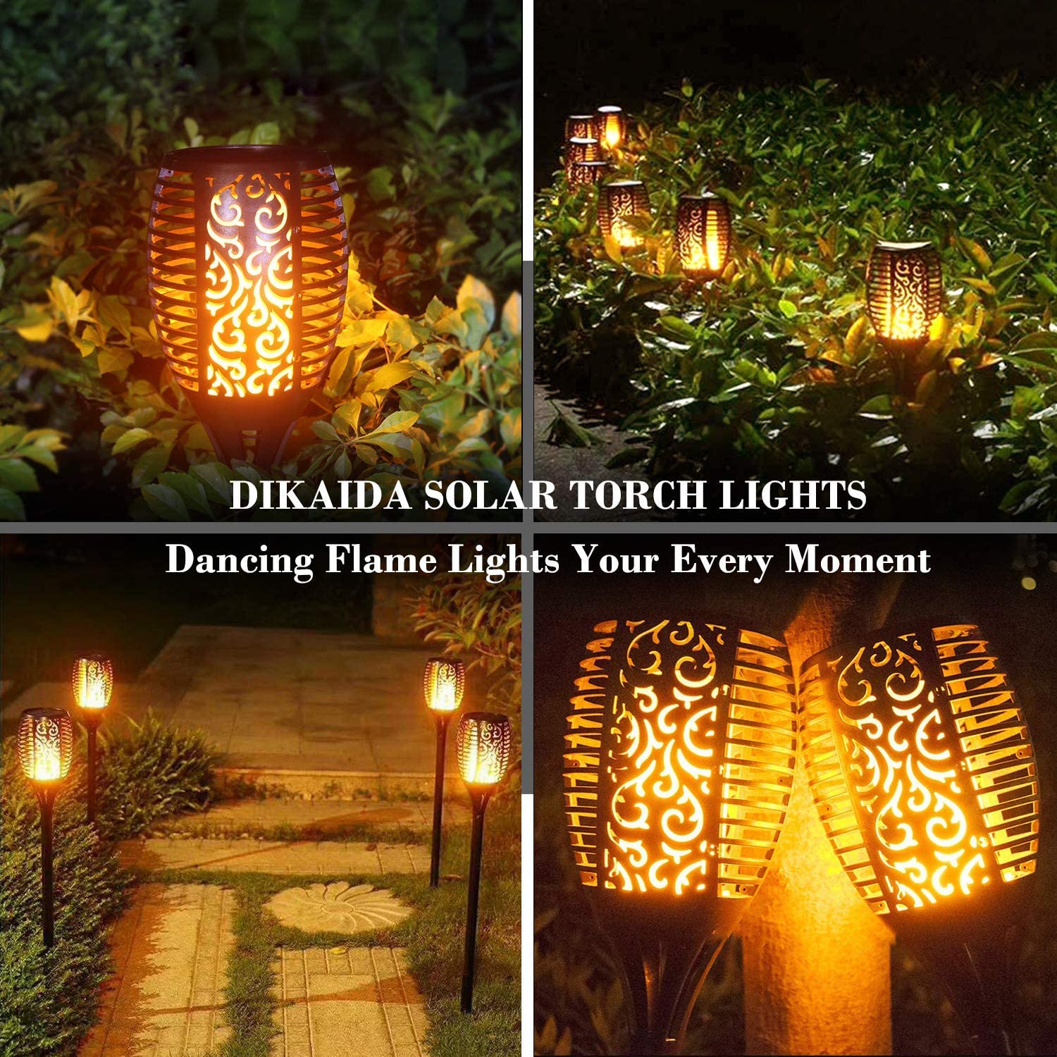Popxstar Solar Courtyard Decorative Light, Suspended Square Pendant Light, Outdoor Landscape Light,Decorate the Courtyard Garde