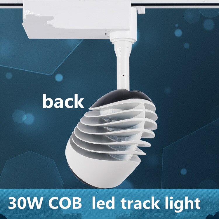 Las nuevas luces de pista led COB engineing para ropa resaltan los puntos de venta de fábrica de azulejo de pie de 30W AC90-260V