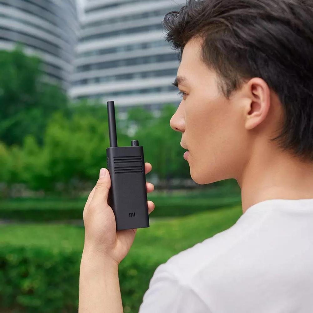 Original Xiaomi Mi Mijia Walkie Talkie Lite Civil 5Km Intercom Outdoor Handheld Mini Radio Talkie Walkie Work for Mihome app
