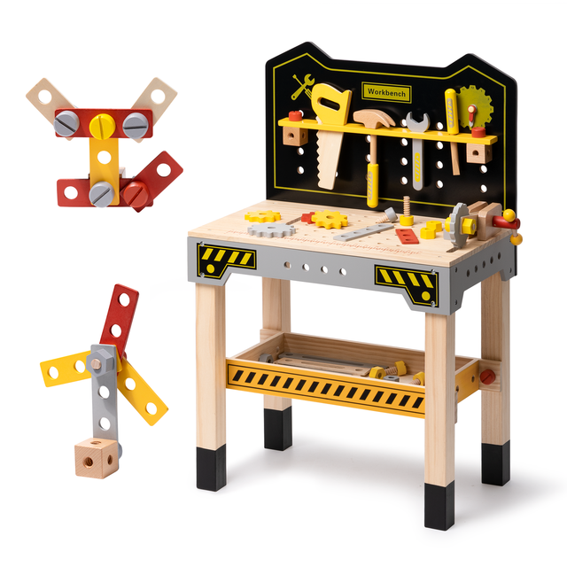 Houten Werkbank Speelgoed Hout Tool Stand Set Voor Kinderen Peuters En Kinderen