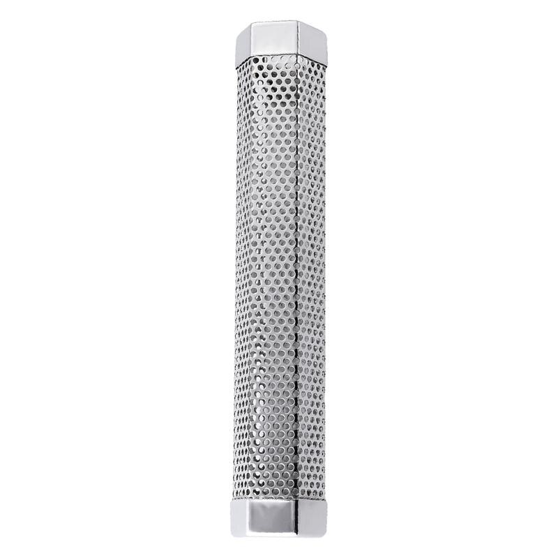 1pc Pellet Smoker Tube Stainless Steel Perforated BBQ Smoke Generator Smoke Box: Default Title