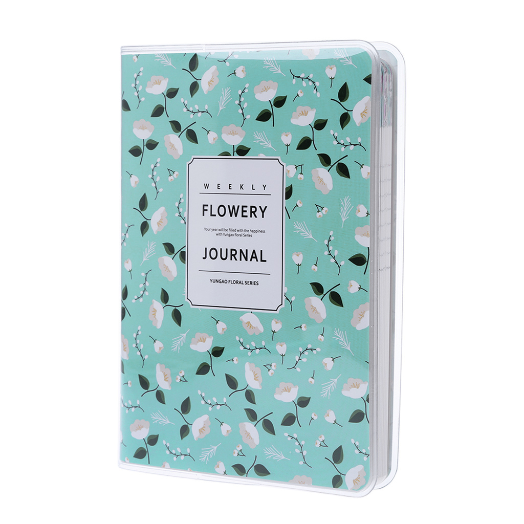 Bonito diario cuaderno planificador semanal Agenda calendario suministros escolares: E