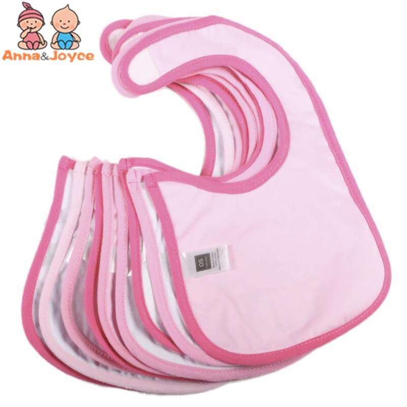 3 Stk/partij Katoen Slabbers Baby Geborduurde Speeksel Handdoeken Doeken Grappige Baby Waterdicht Bib Pak 1-3 Jaar