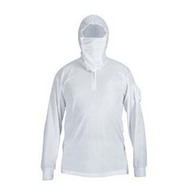 Bjergskind herre sommer fiskeri jakke udendørs hurtigtørrende åndbar tøj samlet camping vandring uv beskyttelse skjorter  rm076: Hvid / Xxl