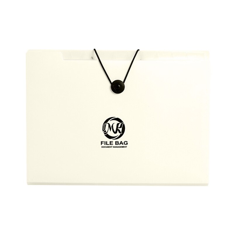 Expanding File Organizer with Index Stickers Elastic String A4 Accordion File Folder Document Organizer Folder Portable YYDS