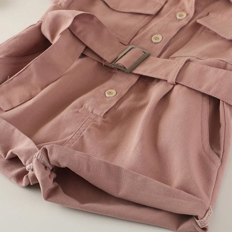 Kinderen Zomer Jumpsuit Peuter Kids Baby Meisjes Kleding Kind Korte Mouw Romper Overalls Mode Meisjes Kleding Kinderen Outfit