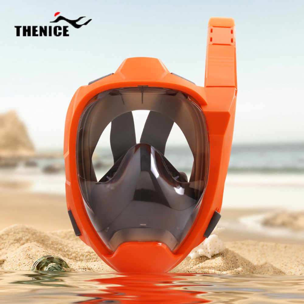 Nieuw duikmasker waterdicht anti-condens volledig droog volwassen duikbril snorkelmasker zwemuitrusting voor mannen en vrouwen