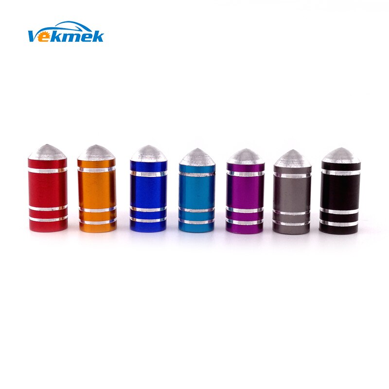 4 stuks aluminium kogelventieldoppen voor auto's, fietsen, motorfietsen, legering ventieldoppen, auto-styling onderdelen en accessoires