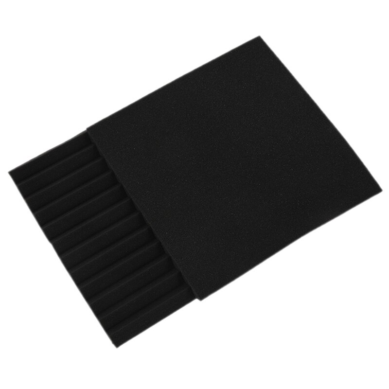 12 Pack-Akoestische Panelen Foam Techniek Spons Wiggen Geluidsisolatie Panelen 1Inch X 12 Inch X 12 Inch