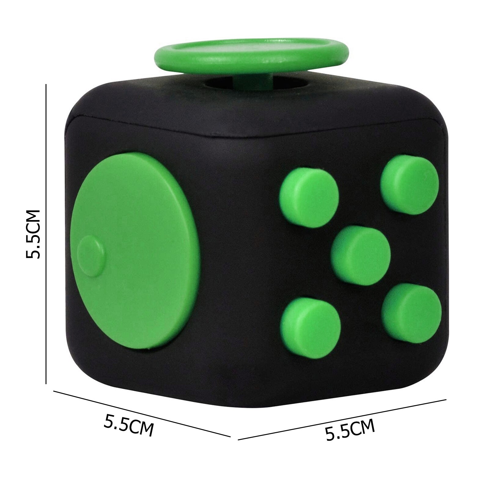 Decompression Toy Anti-Anxiety Children Desk Decompression Cube Button Sound Rolling Joystick Button Decompression Toy: E