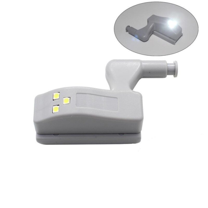 Universele Innerlijke Scharnier Led Sensor Lamp 0.3W Kast Garderobe Kast Deur 3 Leds Nachtlampje Automatische Schakelaar Aan/off Lamp