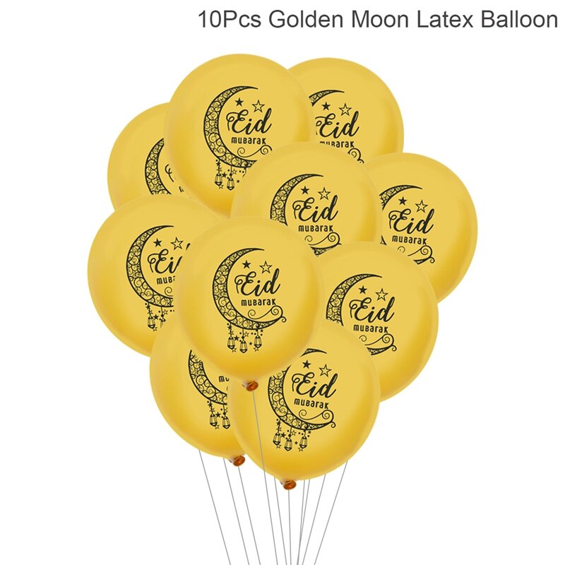Fengrise Eid Mubarak Ballon Kareem Glücklich Ramadan Dekoration Muslim Islamischen Muslimischen Festival Ballon Ramadan Ballon Hilfe Mubarek: style 13
