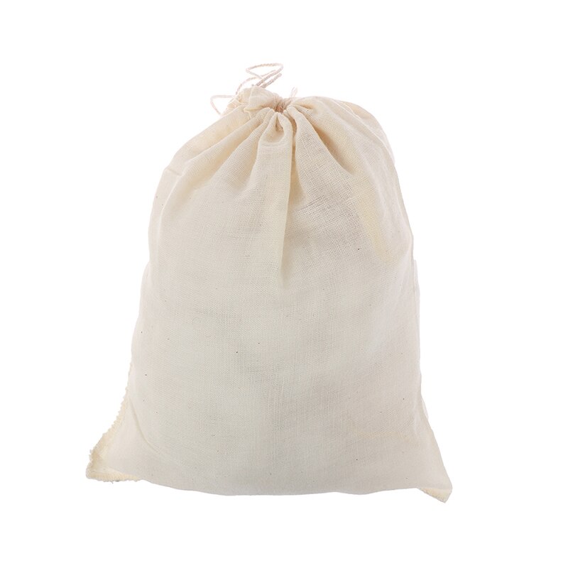 5pcs Mesh Bag Bolsa Food Filter De Tela Cotton Linen Reusable Mesh Bag