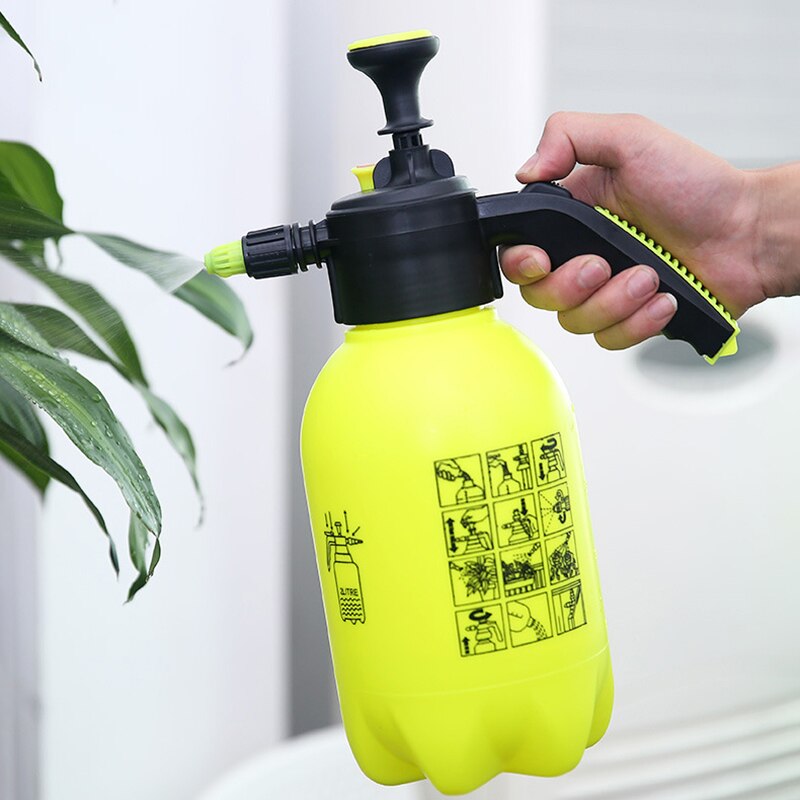 High Pressure Sprayer Water Pot Hand Operated Sprayer Cannon Nozzle Generator With 2l Bottle For Car Wash Window Cleaning