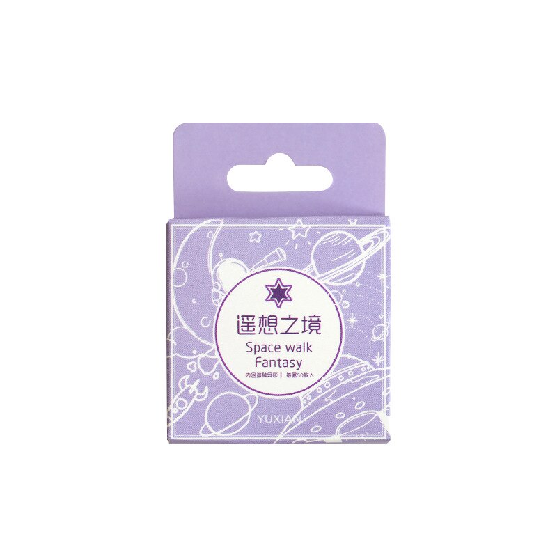 50 stuks/pak witte kanten transparante schattige kawaii decoratie stickers in een doosje voor planners, scrapbooks, briefpapier, japanse dagboekstickers