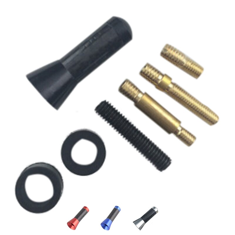 CARBON CAR AERIAL BEE STING MAST ANTENNA Air ARIAL MINI RADIO STUBBY 3.5 black: Default Title