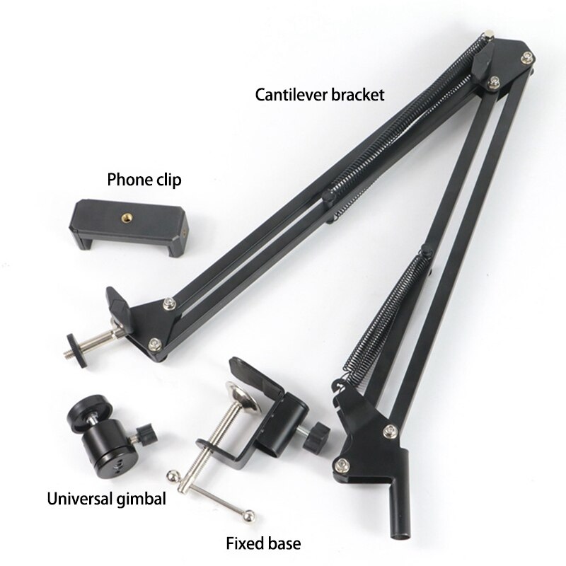 Mobile Phone Bracket Desktop Cantilever Tilting Camera Multi-Angle Adjustment Recording Still Life Bracket