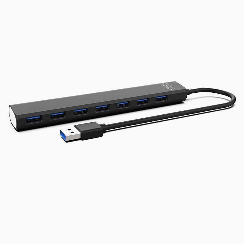 High Speed 5GBPS USB Separator 3.0 Hub 7 Ports with Independent Switch Expansion Hub USB3.0.